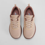 Zapatilla deportiva suela gruesa beige SKECHERS