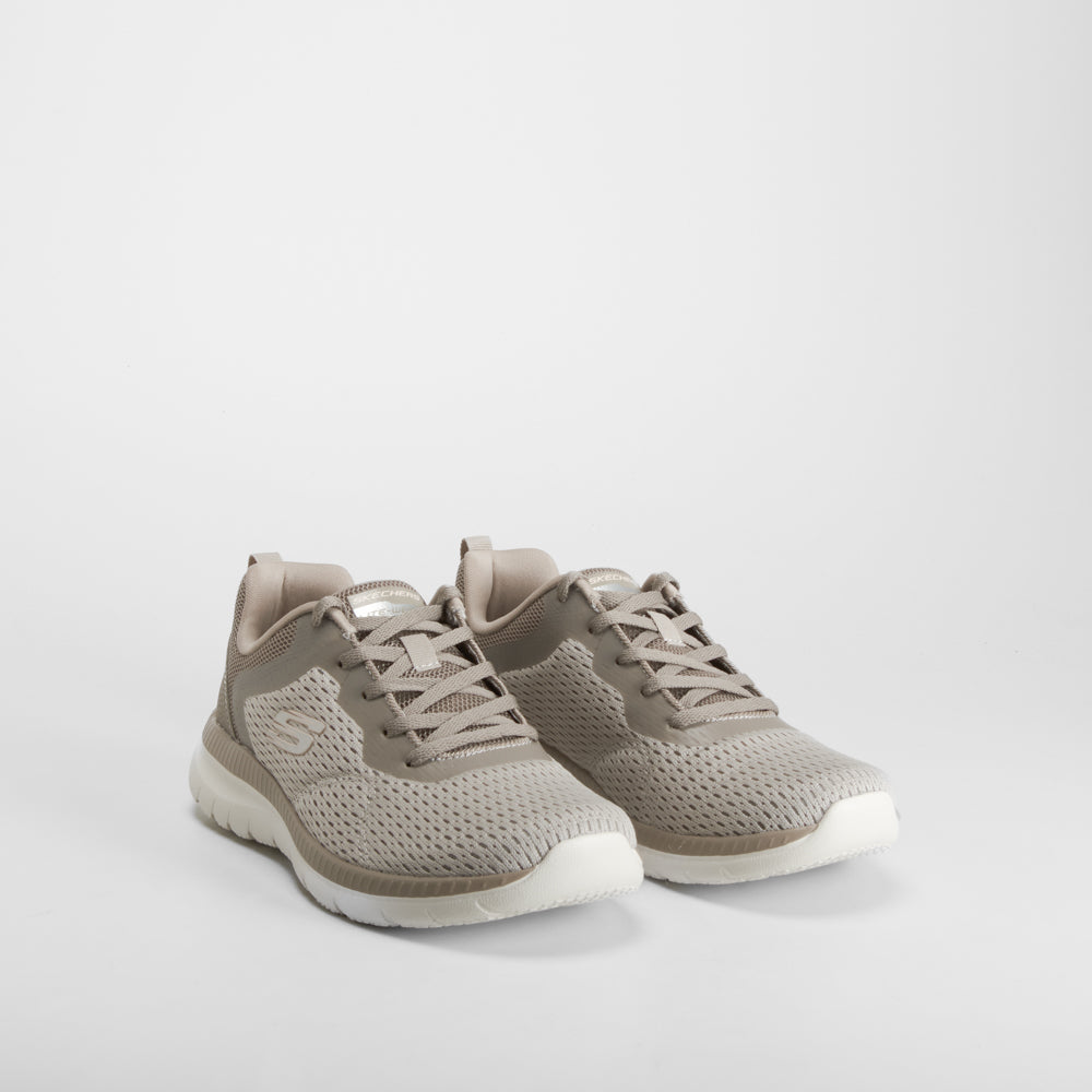 Zapatilla Bountiful Quick Path beige SKECHERS