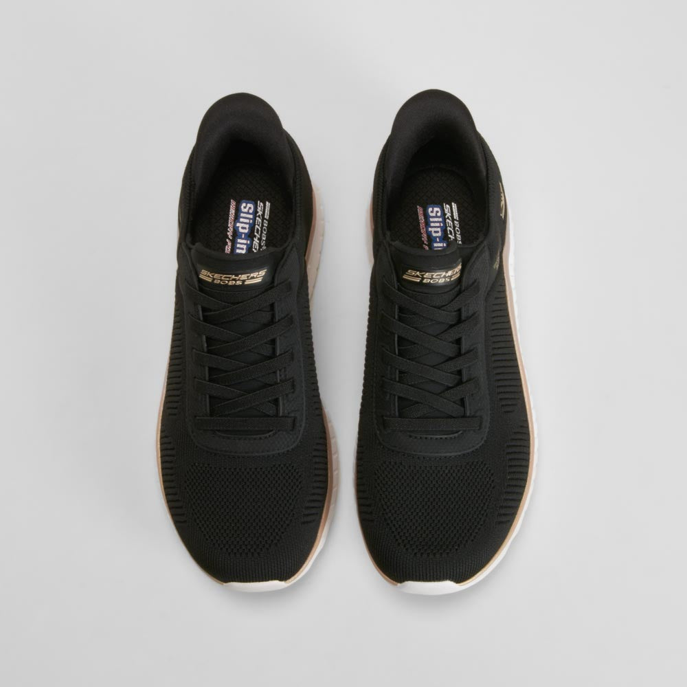 Deportiva Slip-ins cómoda negra SKECHERS