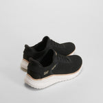 Deportiva Slip-ins cómoda negra SKECHERS