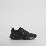 Zapatilla deportiva cómoda negra SKECHERS