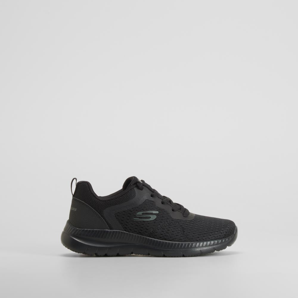 Zapatilla deportiva cómoda negra SKECHERS