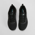 Zapatilla deportiva cómoda negra SKECHERS