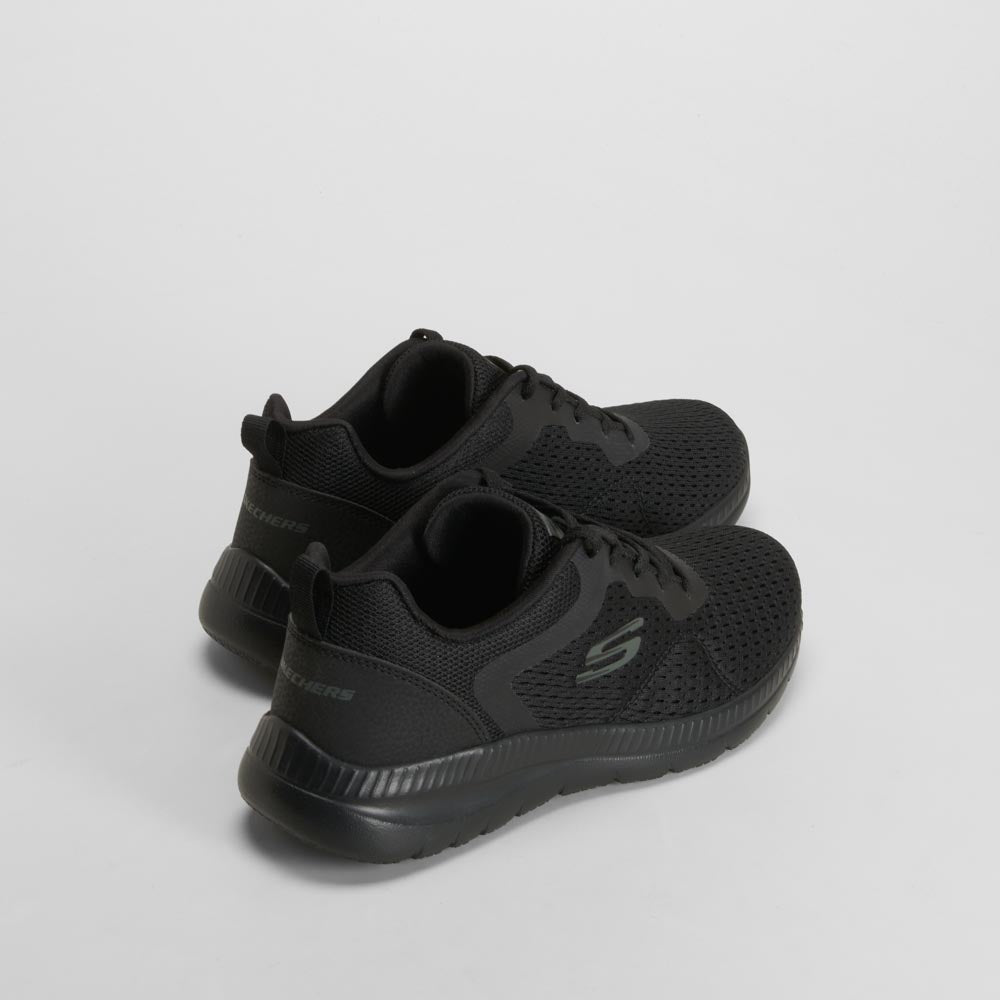 Zapatilla deportiva cómoda negra SKECHERS