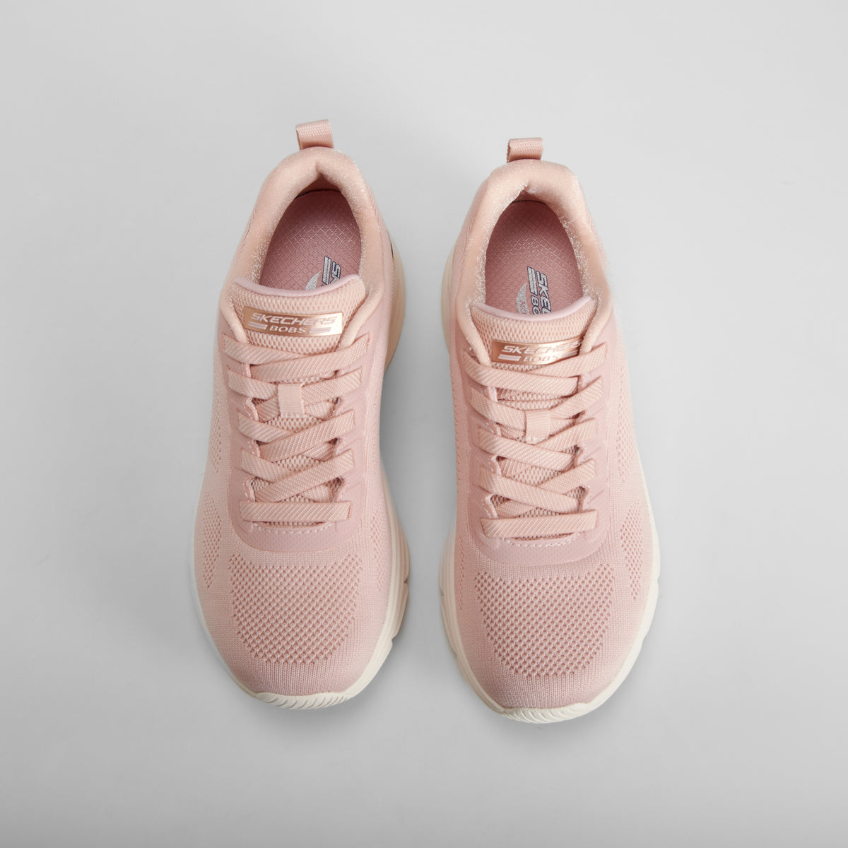 Zapatilla Bobs Arch Fit rosa SKECHERS