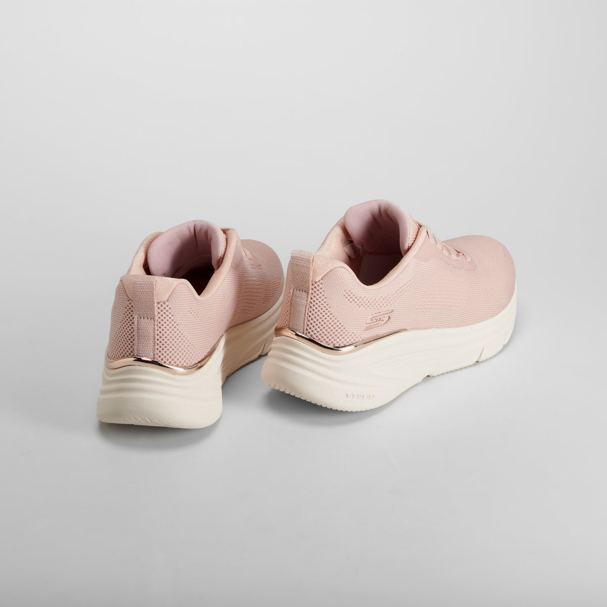Zapatilla Bobs Arch Fit rosa SKECHERS