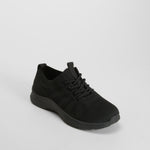 Zapatilla deportiva ligera negra UTWO