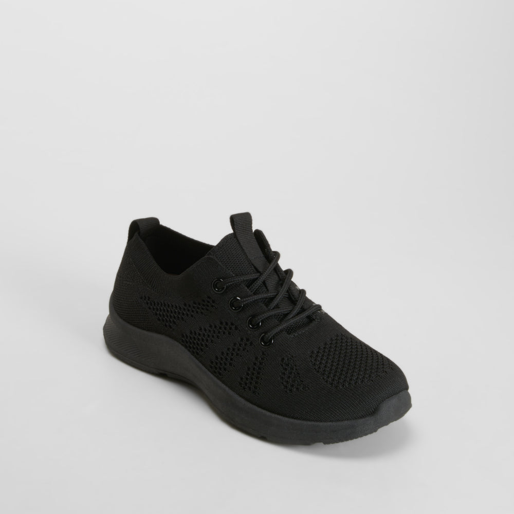 Zapatilla deportiva ligera negra UTWO