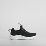 Zapatilla deportiva con elásticos negra UTWO