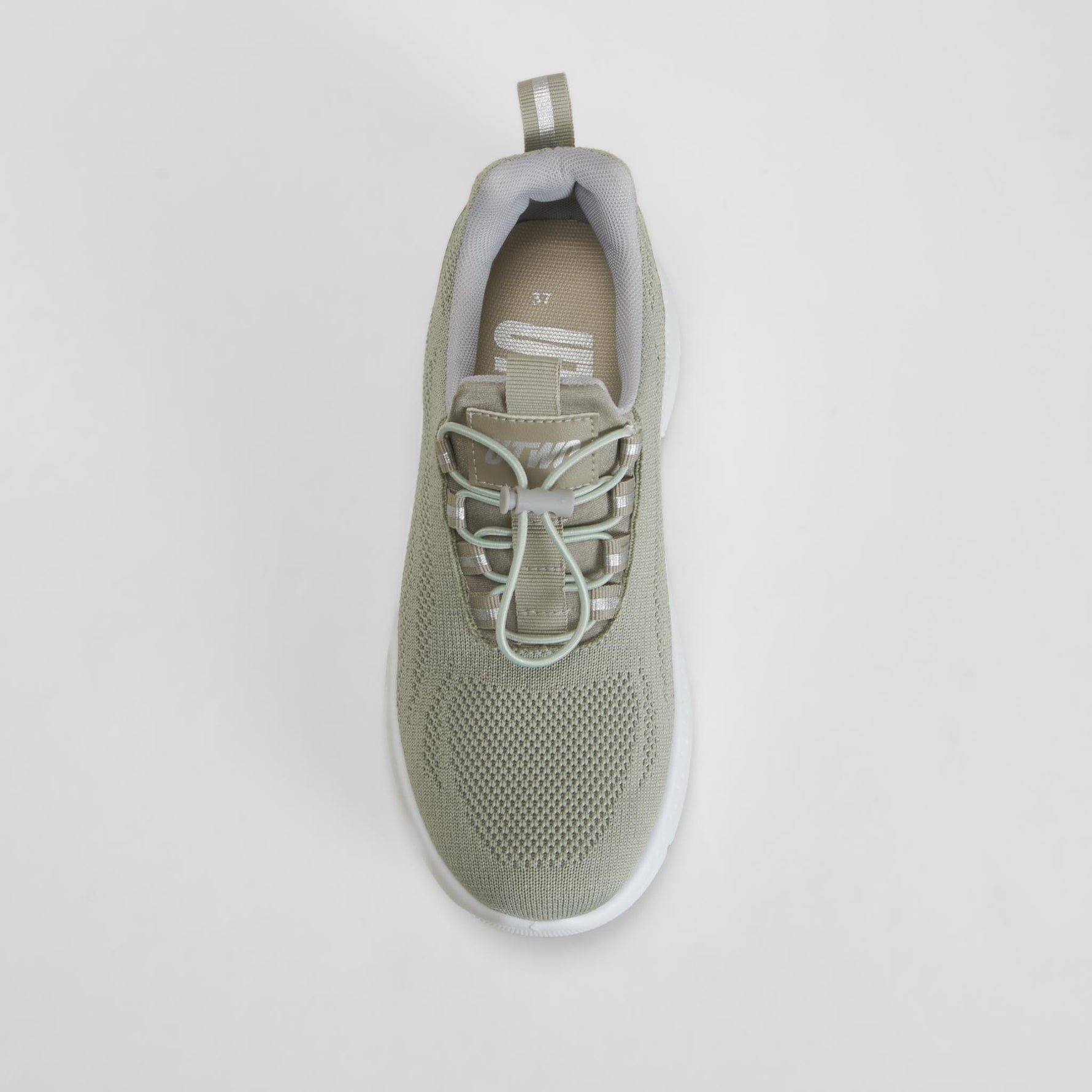 Zapatilla deportiva cómoda verde UTWO