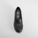 Zapato slip on de tacón bajo negro COMFEET