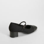 Zapato salón tacón medio negro COMFEET