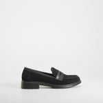 Mocasín serraje piel negro COMFEET