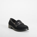 Mocasín serraje piel negro COMFEET