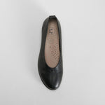 Bailarina confort pluma negra COMFEET