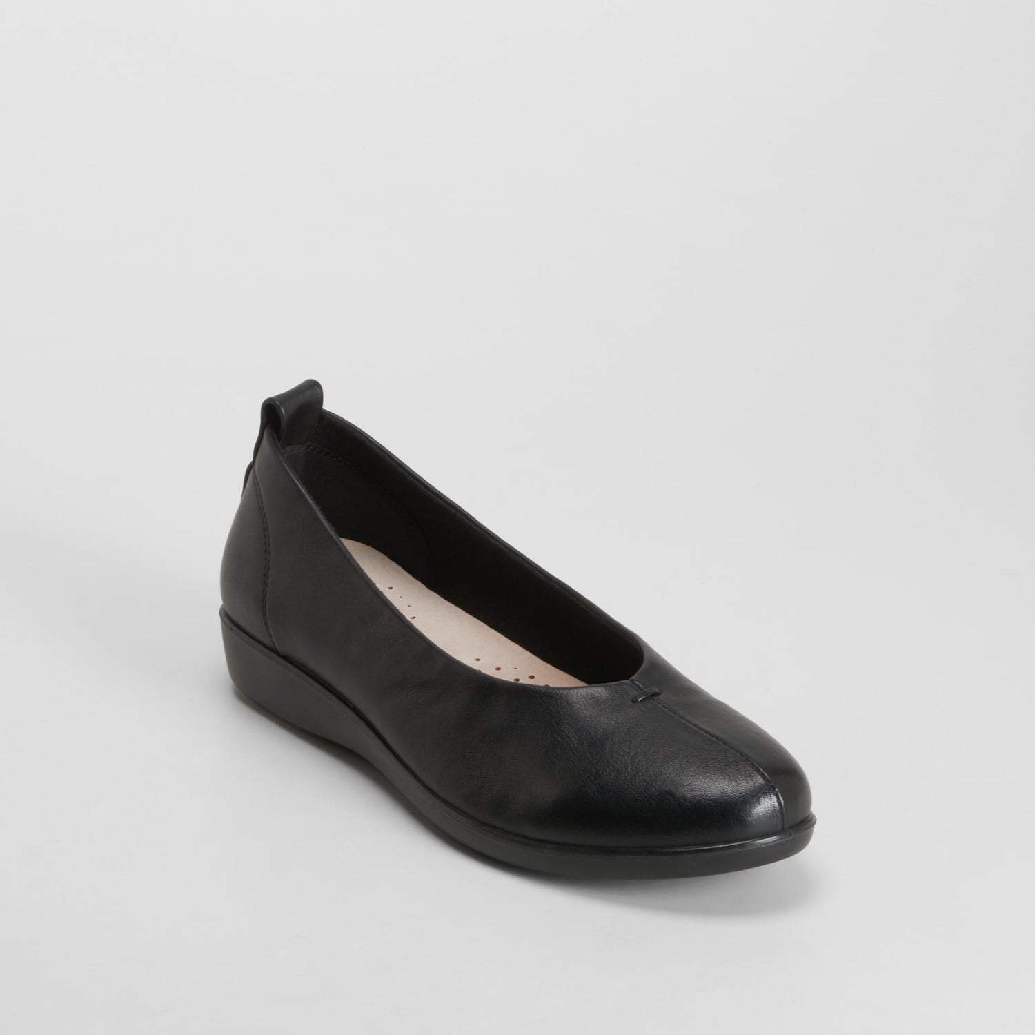 Bailarina confort pluma negra COMFEET