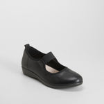 Bailarina confort elástica negra COMFEET