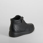 Botín piel casual negra COMFEET