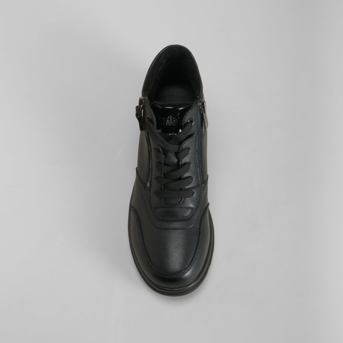 Botín piel casual negra COMFEET
