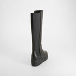 Bota alta cuña negra COMFEET