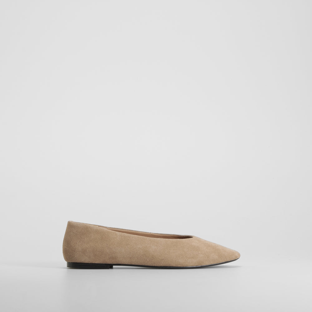 Bailarina piel beige FOSCO