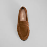 Mocasín elegante piel marrón FOSCO