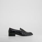 Mocasín negro piel FOSCO