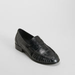 Mocasín negro piel FOSCO