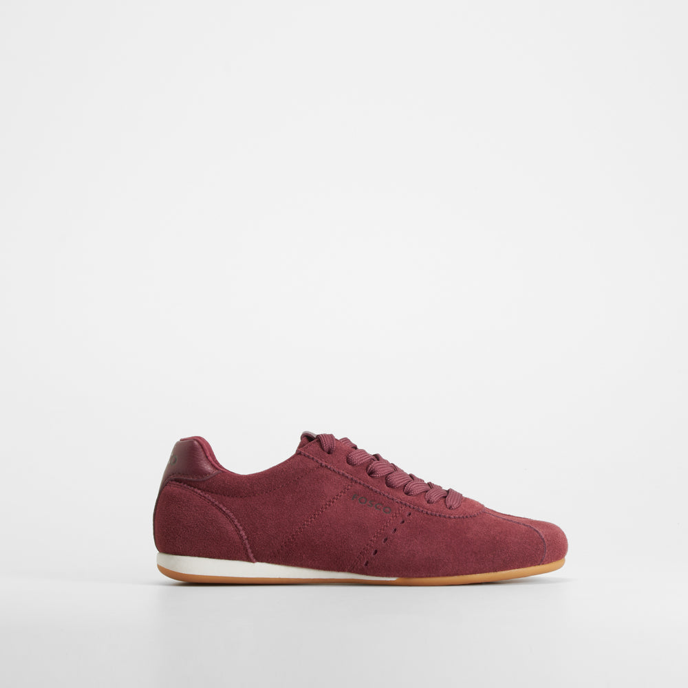 Deportiva casual piel roja FOSCO