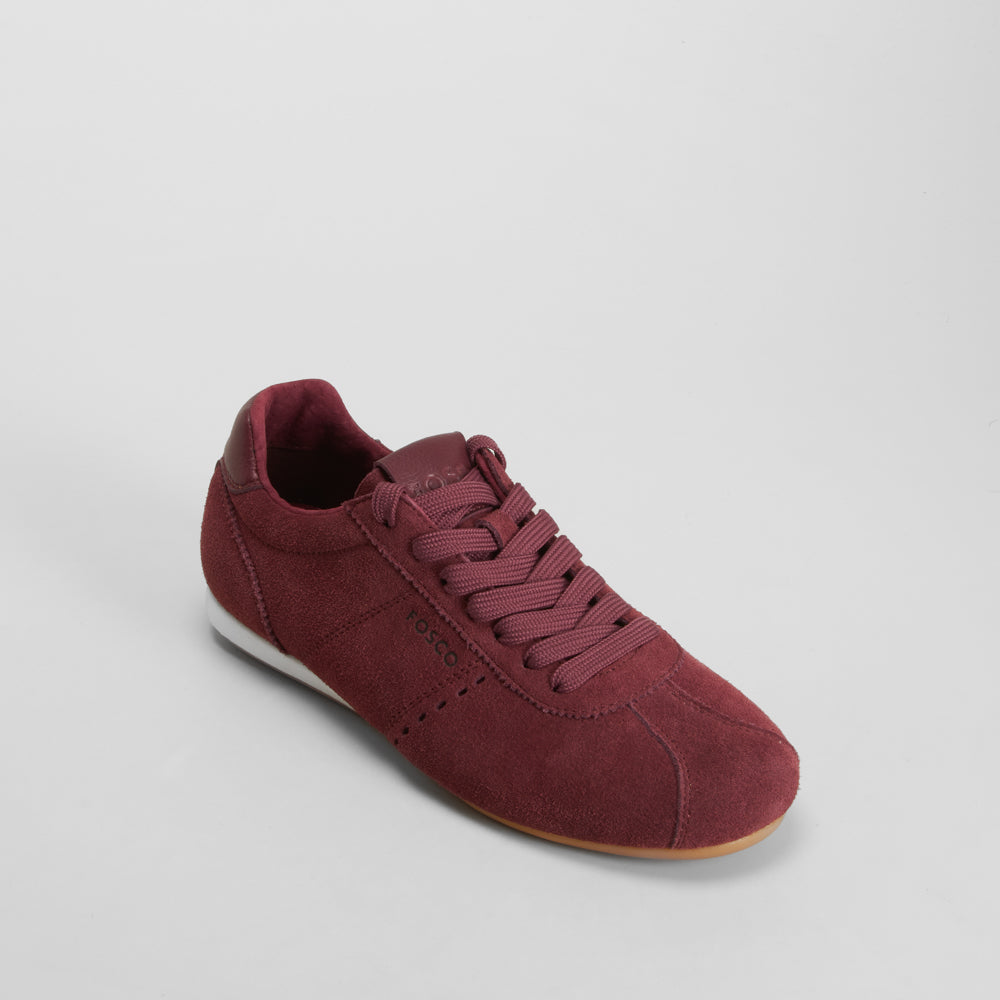 Deportiva casual piel roja FOSCO
