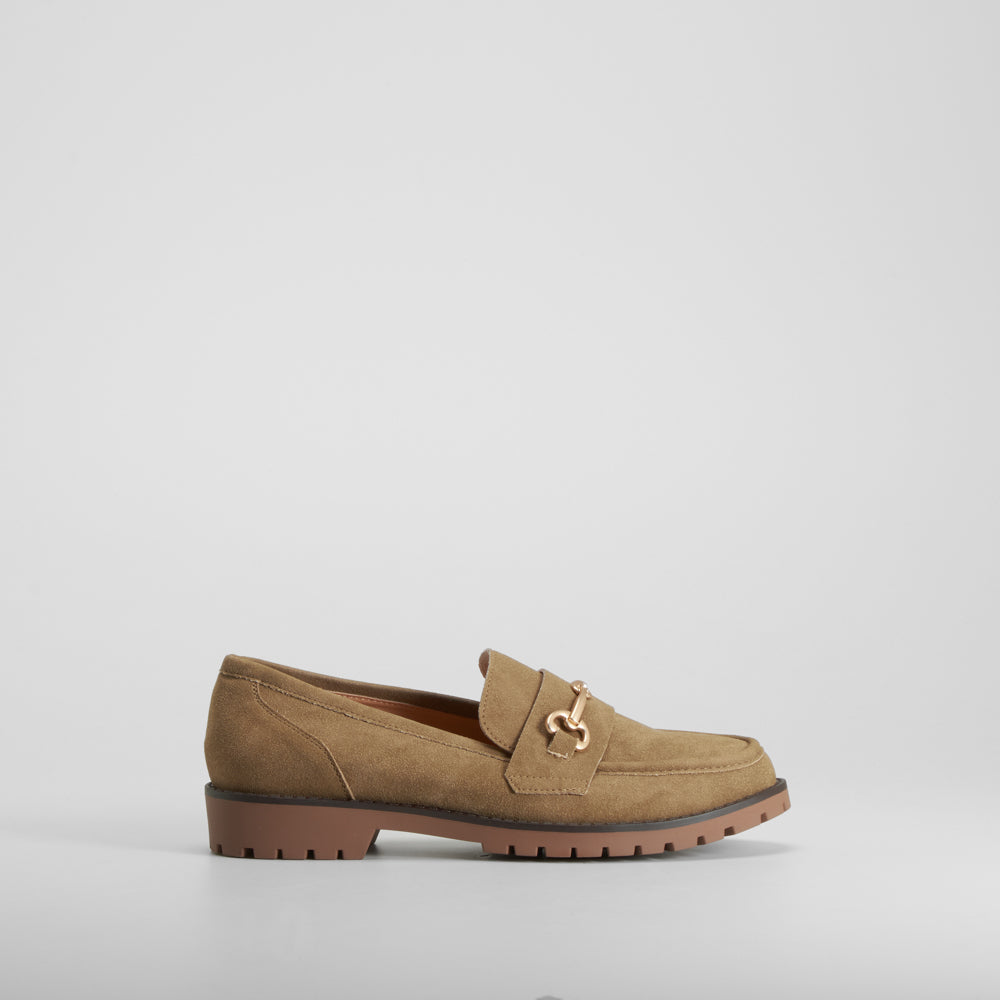 Mocasín estribo beige PICCOLA PIU