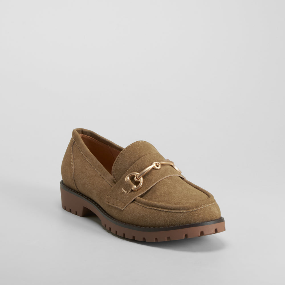 Mocasín estribo beige PICCOLA PIU
