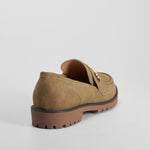 Mocasín estribo beige PICCOLA PIU