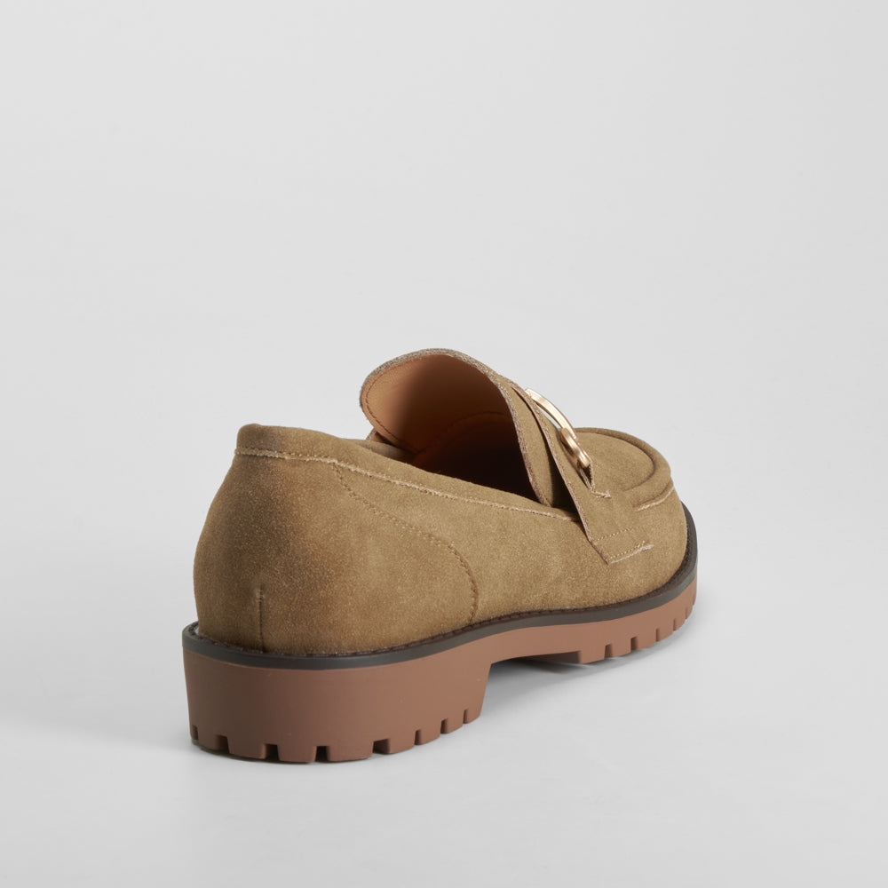 Mocasín estribo beige PICCOLA PIU