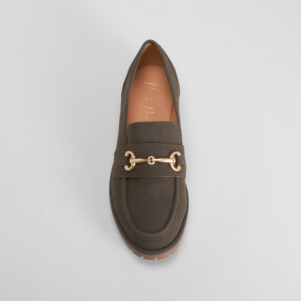 Mocasín estribo marrón PICCOLA PIU