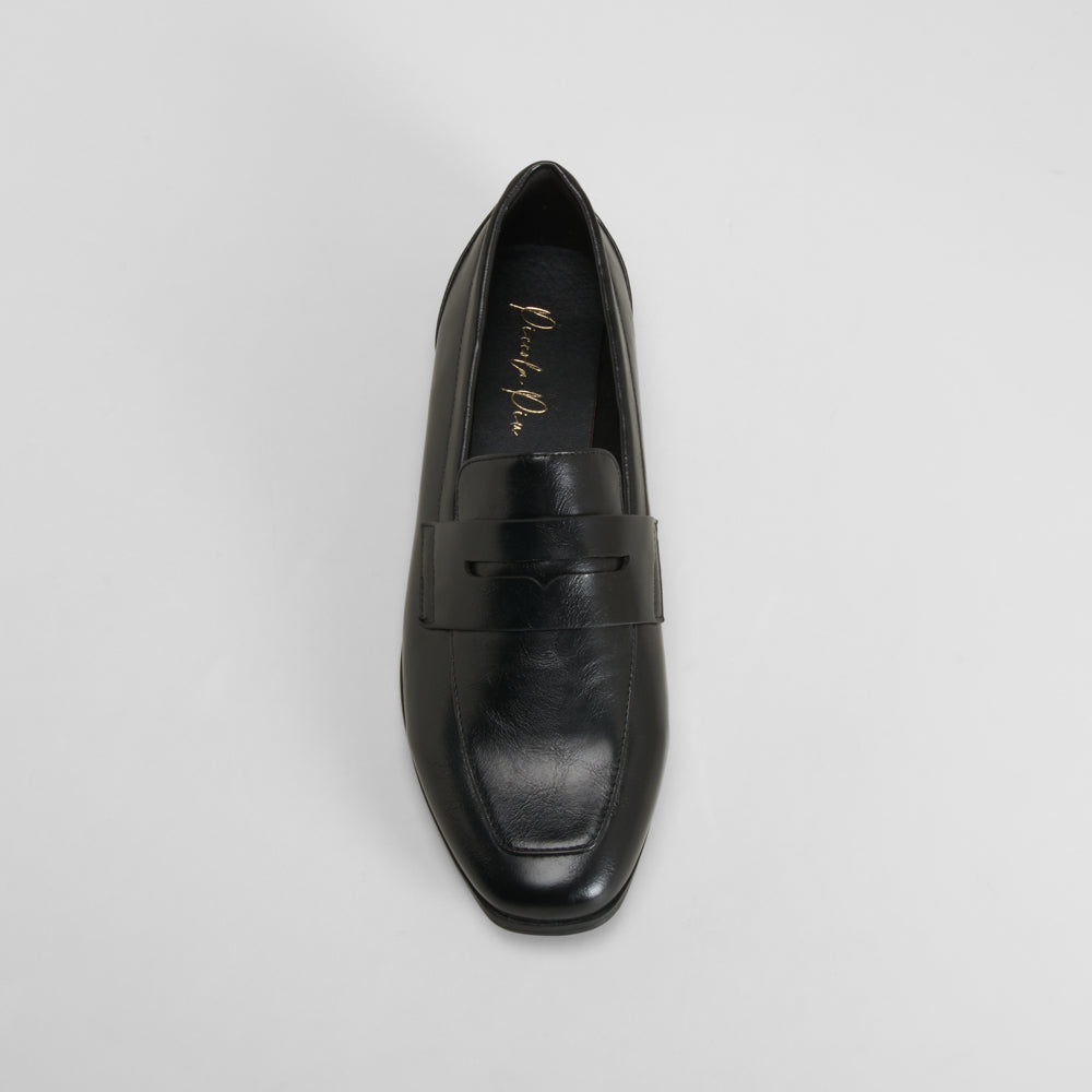 Mocasín clásico negro PICCOLA PIU
