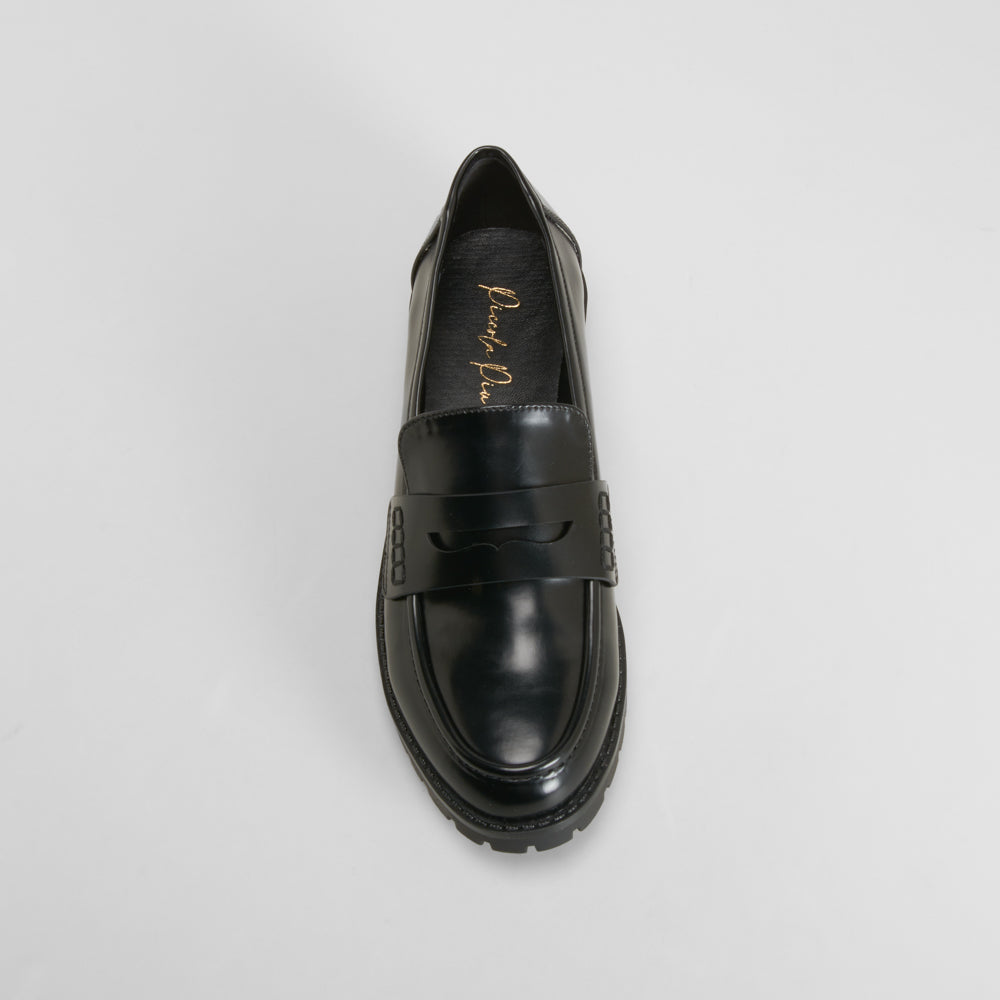 Mocasín track negro PICCOLA PIU