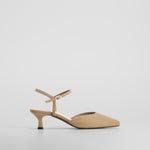Zapato tacón destalonado salón beige PICCOLA PIU
