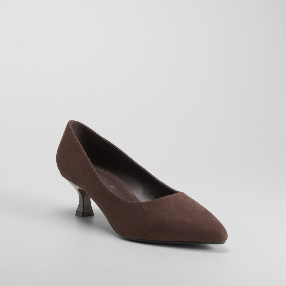 Zapato tacón chupete marrón PICCOLA PIU