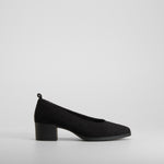 Zapato tacón bajo elegante negro PICCOLA PIU