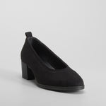 Zapato tacón bajo elegante negro PICCOLA PIU