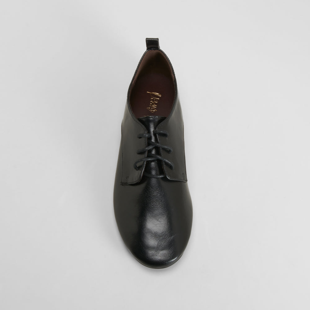Zapato blucher soft clásico negro PICCOLA PIU