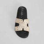 Sandalia bio tachuelas blanca PICCOLA PIU