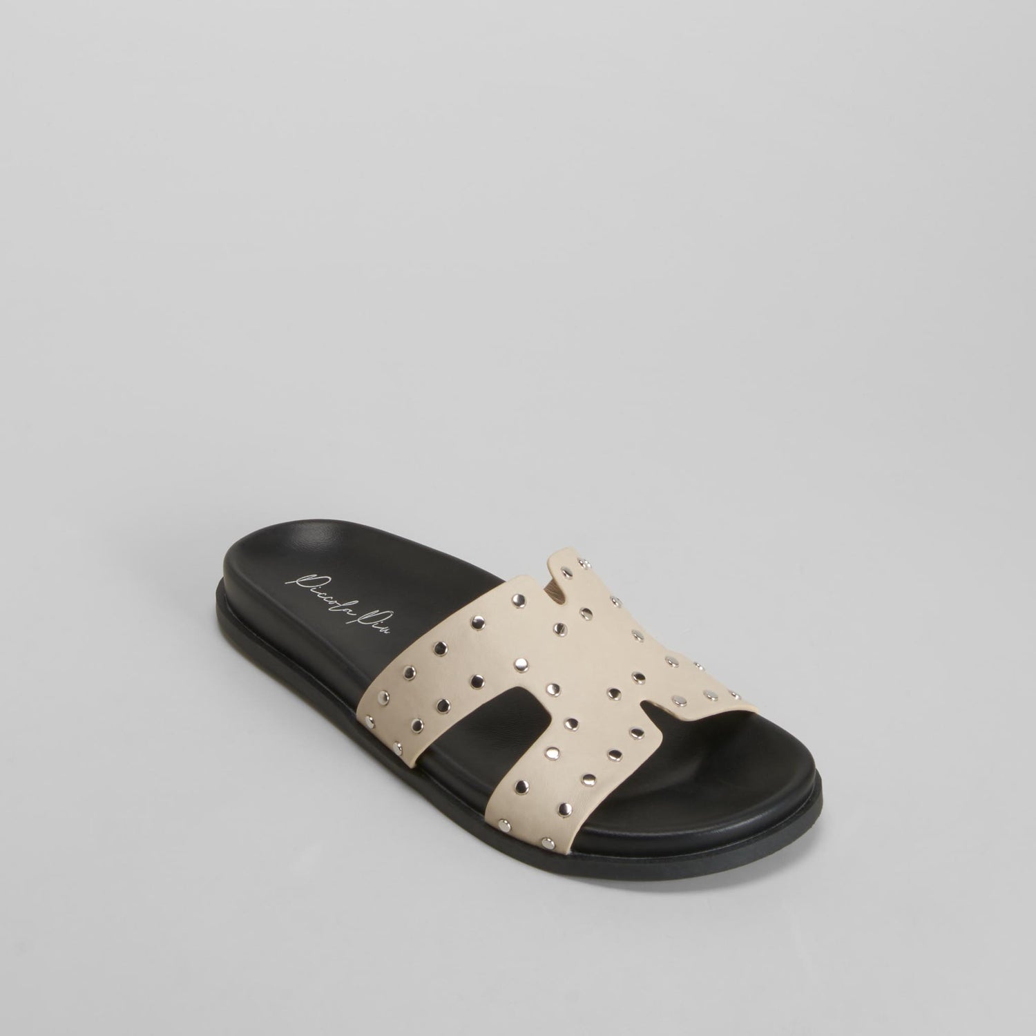 Sandalia bio tachuelas blanca PICCOLA PIU