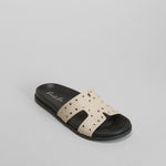 Sandalia bio tachuelas blanca PICCOLA PIU