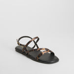 Sandalia tiras animal print multicolor PICCOLA PIU