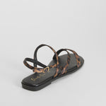 Sandalia tiras animal print multicolor PICCOLA PIU