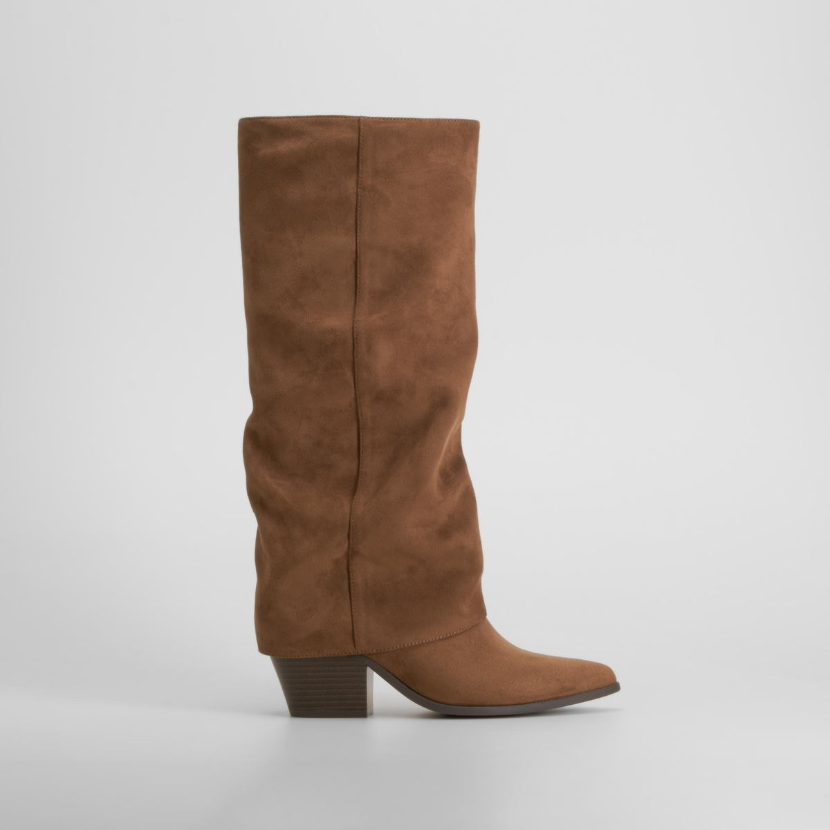 Bota polaina arrugada marrón PICCOLA PIU