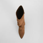Bota polaina arrugada marrón PICCOLA PIU