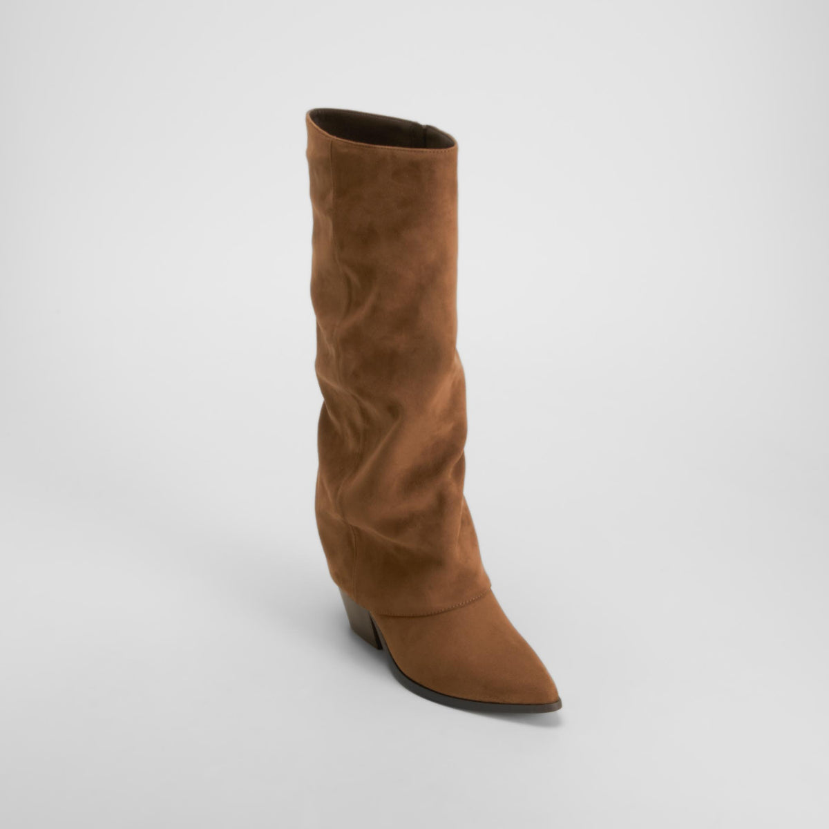 Bota polaina arrugada marrón PICCOLA PIU